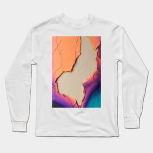 Beneath The Surface - Abstract Alcohol Ink Resin Art Long Sleeve T-Shirt